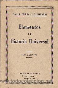 Libros antiguos: ELEMENTOS DE HISTORIA UNIVERSAL (Barcelona, 1935) Compendio - Foto 1