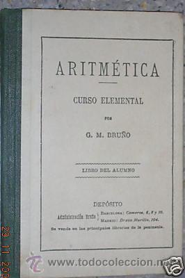 Antiquarische B&uuml;cher: ARITMETICA.POR J. M. BRU&Ntilde;O. A&Ntilde;O 1930. L5751.