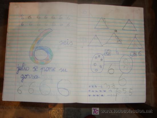 Libros antiguos: CUADERNO RAYAS PREESCOLAR - Foto 4