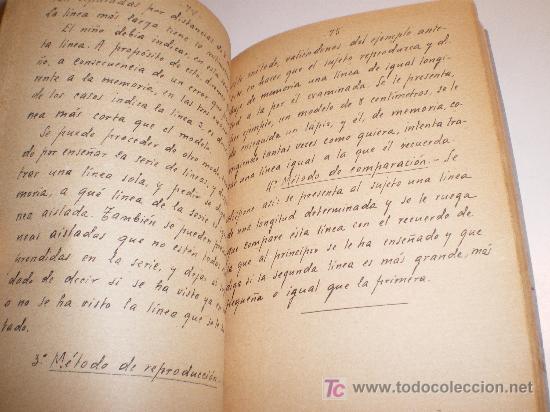 Libros antiguos: PR&Aacute;CTICAS DE PSICOLOGIA Y L&Oacute;GICA. (1920) - Foto 5