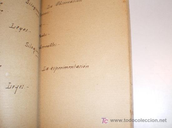 Libros antiguos: PR&Aacute;CTICAS DE PSICOLOGIA Y L&Oacute;GICA. (1920) - Foto 3