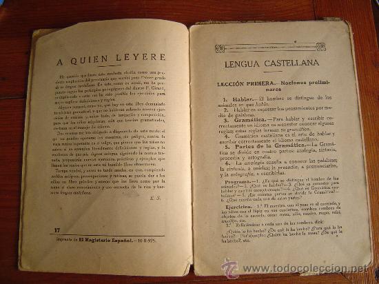 Libros antiguos: Antiguo libro de texto Gramatica. - Foto 3
