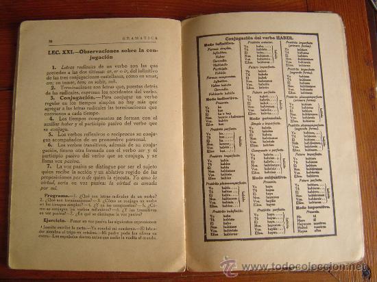 Libros antiguos: Antiguo libro de texto Gramatica. - Foto 4