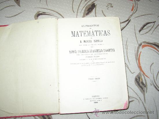 Libros antiguos: Matem&aacute;ticas. Antiguo libro de texto - Foto 2