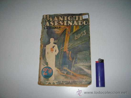 Livros antigos: libro el maniqu&iacute; asesinado de steeman