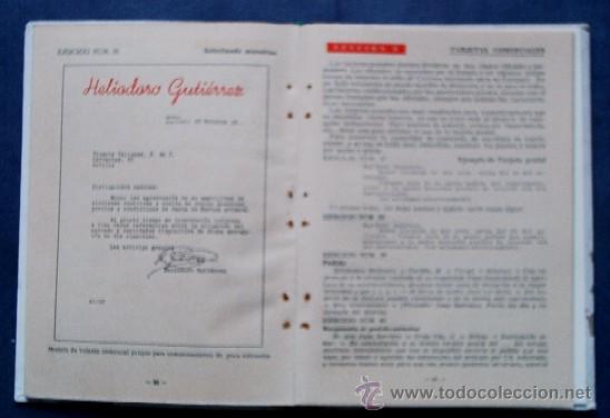 Libros antiguos: MECA - EJERCICIOS Y LECCIONES DE MECANOGRAFIA - LIBRO ESCOLAR - Foto 5