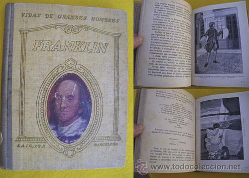 Libros antiguos: VIDA DE BENJAM&Iacute;N FRANKLIN. SANTELMO Jorge. 1934 - Foto 1