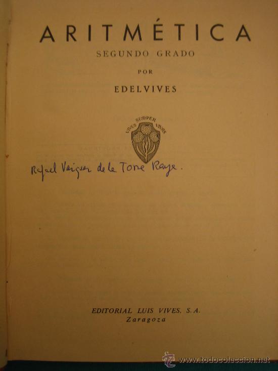 Libros antiguos: EDITORIAL LUIS VIVES  S.A - Foto 3