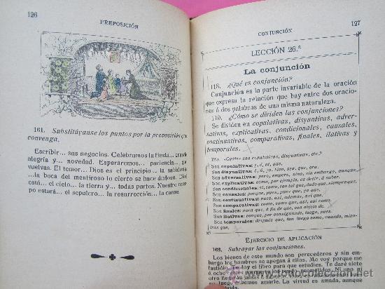 Libros antiguos: libro escolar curso elemental gramatica castellana 1909 FTD - Foto 5