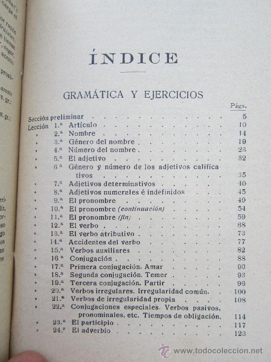 Libros antiguos: libro escolar curso elemental gramatica castellana 1909 FTD - Foto 7