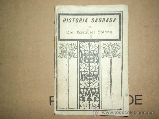 Libros antiguos: Historia Sagrada. - Foto 1