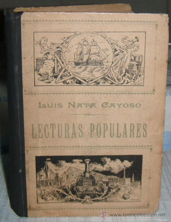 Livros antigos: lecturas populares para los ni&ntilde;os a&ntilde;o 1895