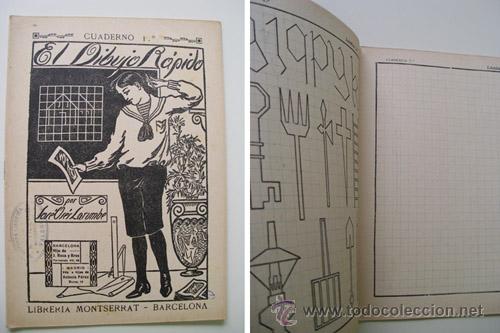 Antiquarische B&uuml;cher: EL DIBUJO R&Aacute;PIDO. Cuaderno 1. OS&Eacute;S LARUMBE Jos&eacute;. Lib Montserrat