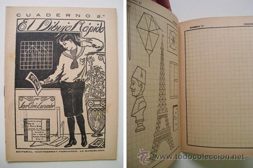Antiquarische B&uuml;cher: EL DIBUJO R&Aacute;PIDO. Cuaderno 2. OS&Eacute;S LARUMBE Jos&eacute;. Lib Montserrat