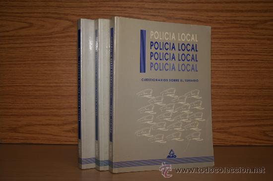 Libros antiguos: TEMARIOS DE POLIC&Iacute;A LOCAL - Foto 1