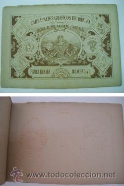 Old books: CARTAPACIOS GR&Aacute;FICOS DE DIBUJO. Adorno n&uacute;mero IV. RIGALT, SERRA, CASTA&Ntilde;&Eacute; Y TARRAGO. 1885
