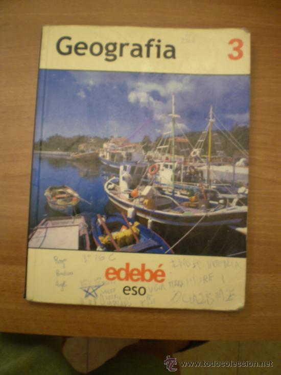 Libros antiguos: LIBRO GOEGRAFIA 3&ordm; ESO -- EDEBE - - Foto 1
