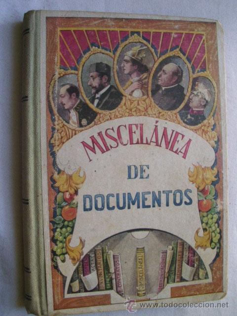 Libros antiguos: MISCEL&Aacute;NEA DE DOCUMENTOS. PALUZ&Iacute;E, Esteban. - Foto 1