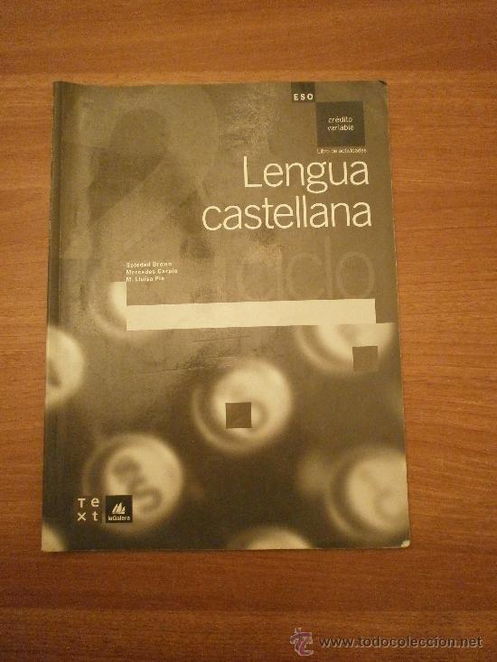 Libros antiguos: LENGUA CASTELLANA -  CREDITO VARIABLE -2&ordm;  ESO - Foto 1