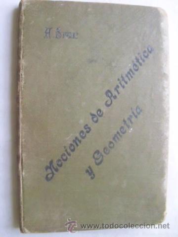 Libros antiguos: ELEMENTOS DE ARITM&Eacute;TICA. SU&Aacute;REZ CHIGLIONE, A. - Foto 1