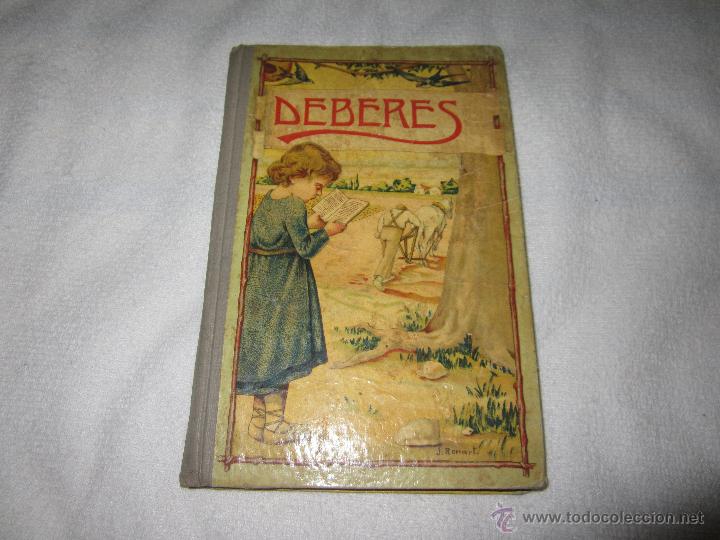 Libros antiguos: DEBERES A&Ntilde;O 1925 - Foto 1