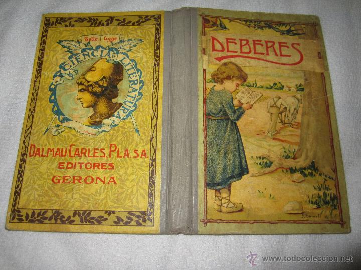 Libros antiguos: DEBERES A&Ntilde;O 1925 - Foto 3