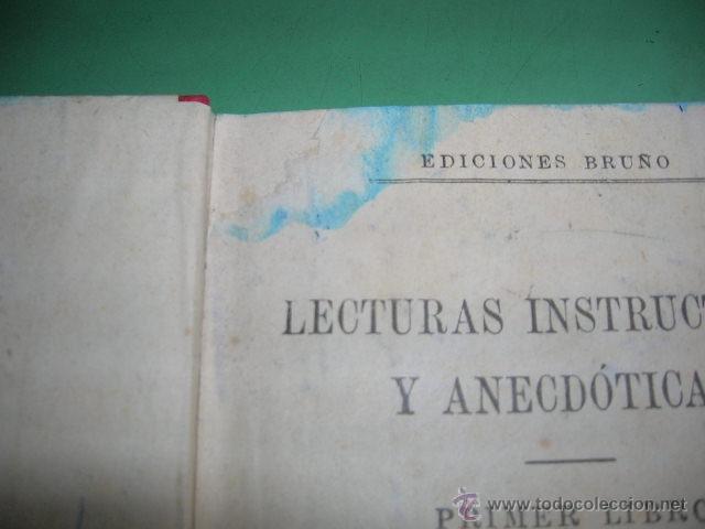 Libros antiguos: Libro Lecturas Instructivas y anecd&oacute;ticas - Foto 2
