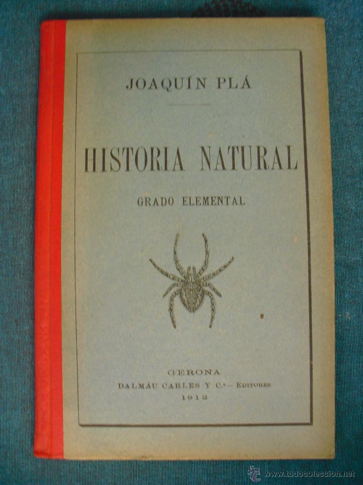 Libros antiguos: Historia natural. Pla Joaquin - Foto 1