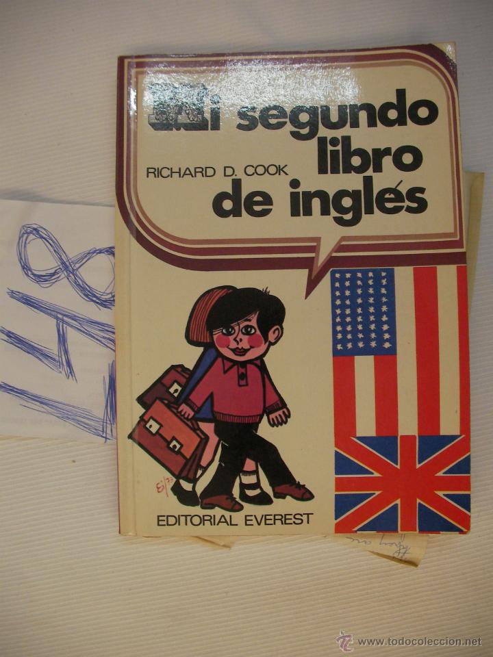 Libros antiguos: ANTIGUO LIBRO DE TEXTO DE INGLES - EVEREST - Foto 1