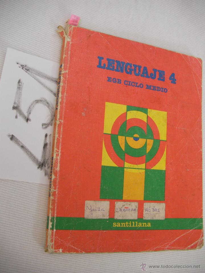 Libros antiguos: ANTIGUO LIBRO DE TEXTO - LENGUAJE 4 - ENVIO GRATIS A ESPA&Ntilde;A - Foto 1