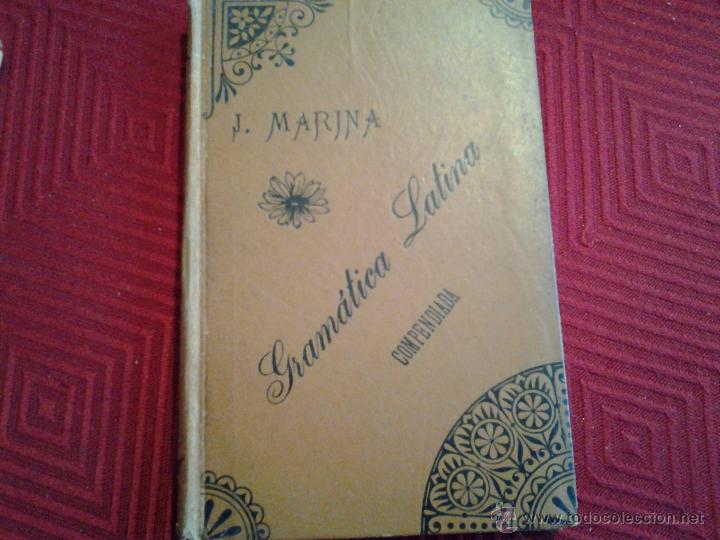 Libros antiguos: Gram&aacute;tica Latina compendiada.J Marina - Foto 1