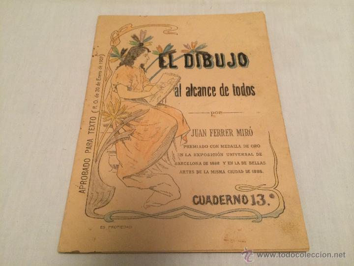 Livros antigos: LIBRO EL DIBUJO AL ALCANCE DE TODOS.A&Ntilde;O 1935. !!VER FOTOS Y LEER!!
