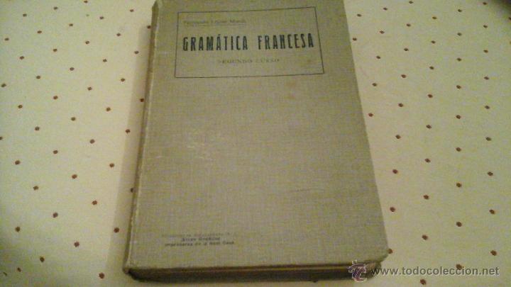Libros antiguos: GRAM&Aacute;TICA FRANCESA - Foto 1