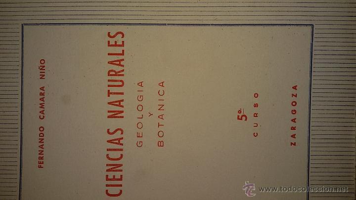 Livros antigos: geolog&iacute;a y botanica