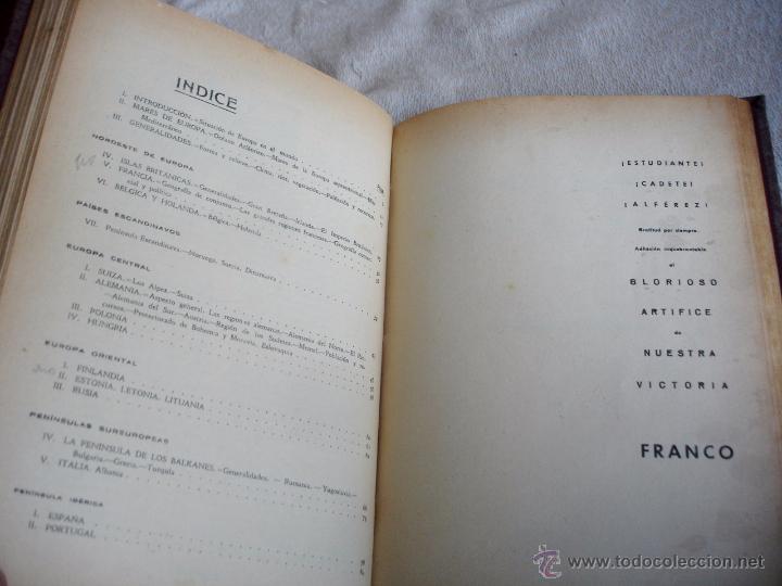 Libros antiguos: Compendio de geograf&iacute;a universal 1939 - Foto 7