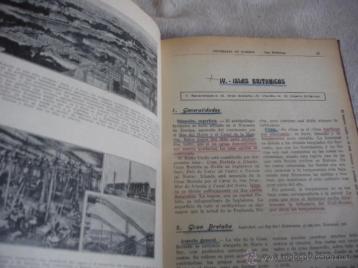 Libros antiguos: Compendio de geograf&iacute;a universal 1939 - Foto 9