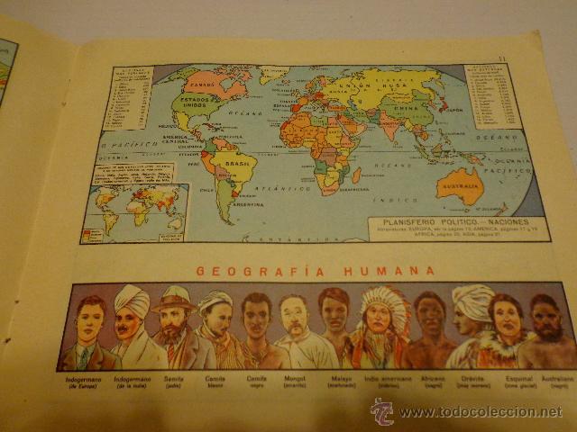 Libros antiguos: Atlas Escolar Edelvives - Foto 3