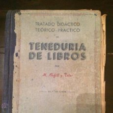 Libros antiguos: ANTIGUO LIBRO ESCOLAR TENEDURIA DE LIBROS POR M. BOFILL Y TRIAS BARCELONA EDITORIAL BOFILL Y TRIAS . Lote 49302981
