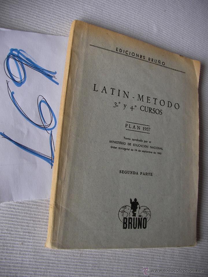 Libros antiguos: ANTIGUO LIBRO DE LATIN - . 3&ordm; Y 4&ordm; CURSO - Foto 1