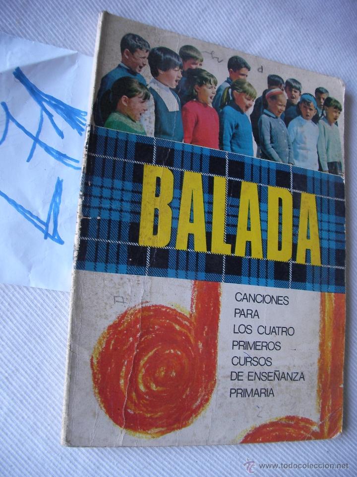 Libros antiguos: ANTIGUO LIBRO DE TEXTO - BALADA - ENVIO GRATIS A ESPA&Ntilde;A - Foto 1