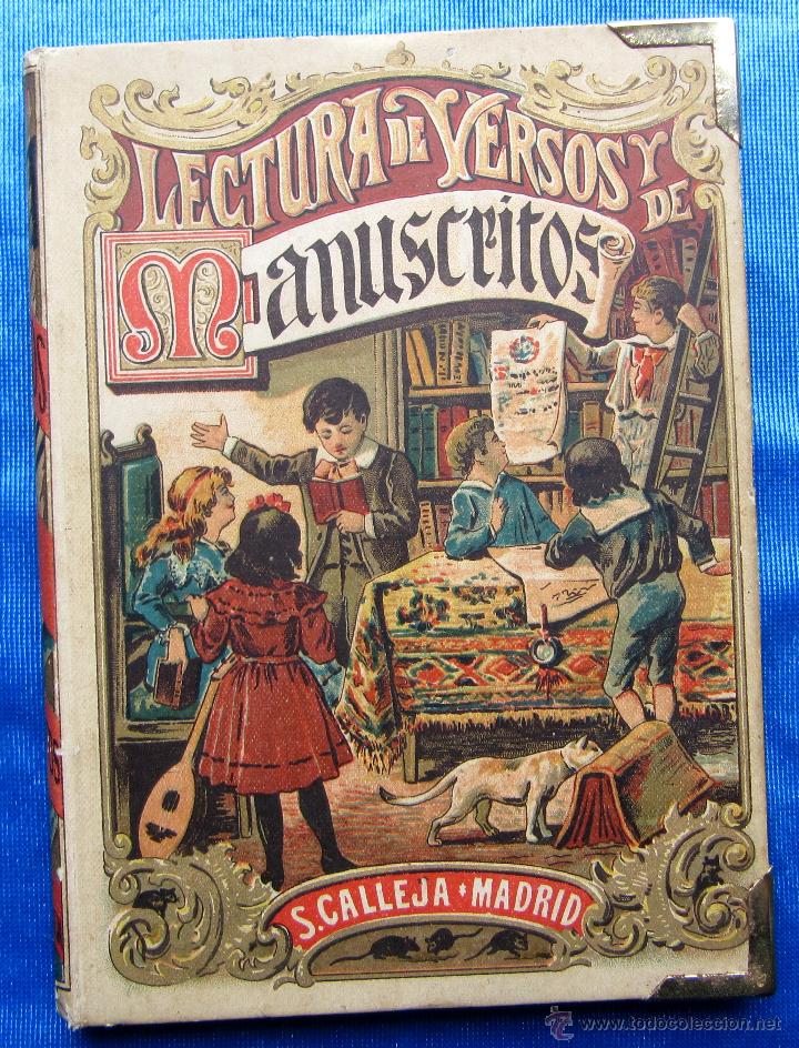 Libros antiguos: LECTURAS DE VERSOS Y DE MANUSCRITOS. SATURNINO CALLEJA, EDITOR, MADRID, 1901. - Foto 1 - 49873949
