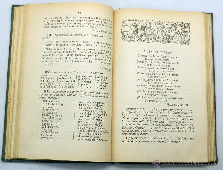 Libros antiguos: Gram&aacute;tica Espa&ntilde;ola Segundo Grado FTD 1932 - Foto 3