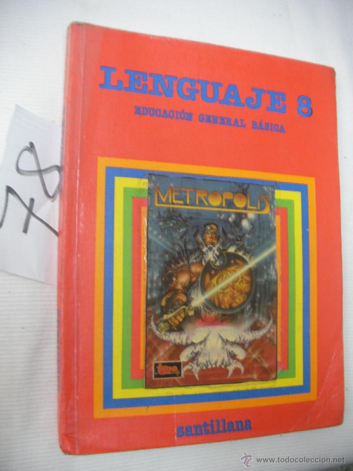 Libros antiguos: ANTIGUO LIBRO DE TEXTO - LENGUAJE 8 - Foto 1