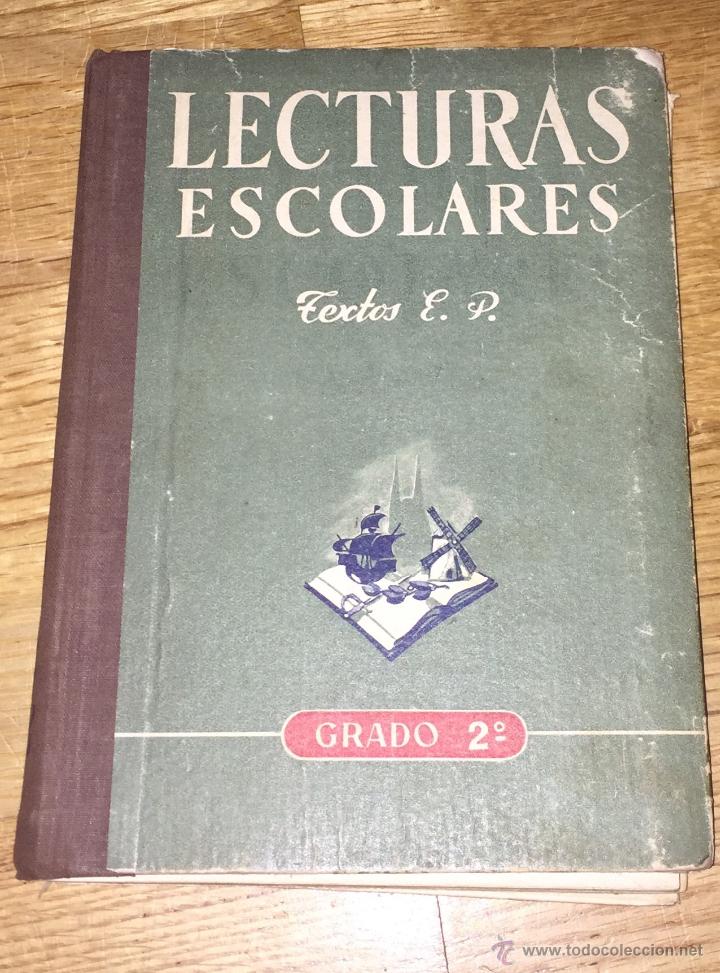 Livros antigos: Libro de escuela colegio - Lecturas escolares
