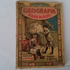Libros antiguos: RUDIMENTOS DE GEOGRAFÍA PARA USO DE LOS NIÑOS - SATURNINO CALLEJA CASA EDITORIAL . Lote 51650765