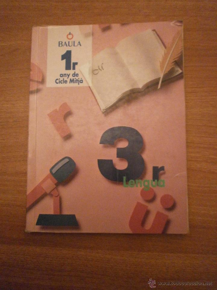 Libros antiguos: 1&ordm; ANY DE CICLE MITJA -- 3&ordm; LENGUA - Foto 1