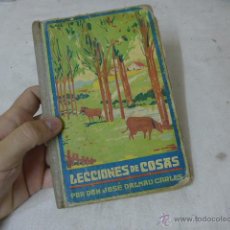 Libros antiguos: ANTIGUO LIBRO LECCIONES DE COSAS, DE NIÑA DE ESCUELA DE 1935, CON MAS COSAS DE LA NIÑA...