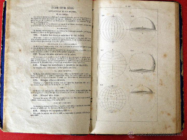 Libros antiguos: Dibujo lineal (1871) - Foto 1