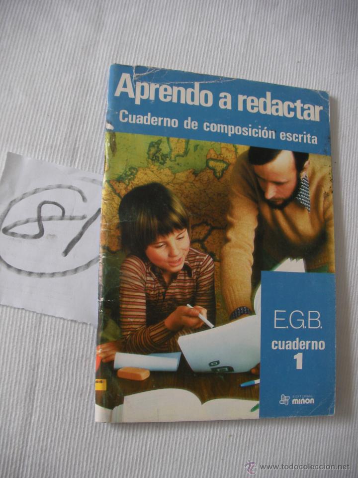 Libros antiguos: ANTIGUO LIBRO DE TEXTO - APRENDO A REDACTAR - Foto 1
