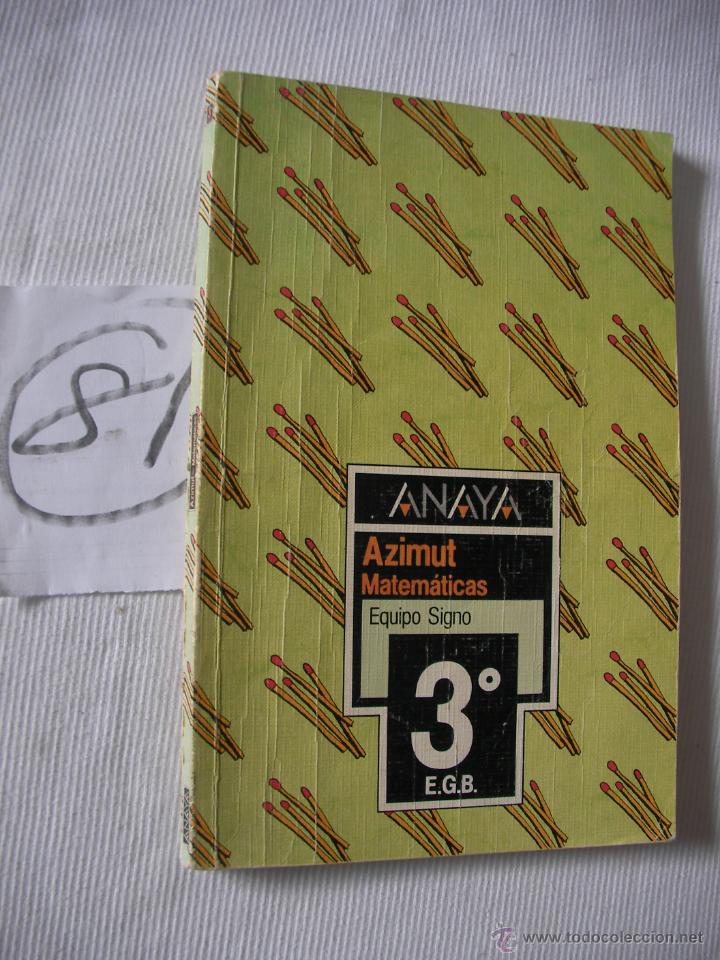 Libros antiguos: ANTIGUO LIBRO DE TEXTO - MATEMATICAS 3&ordm; - Foto 1